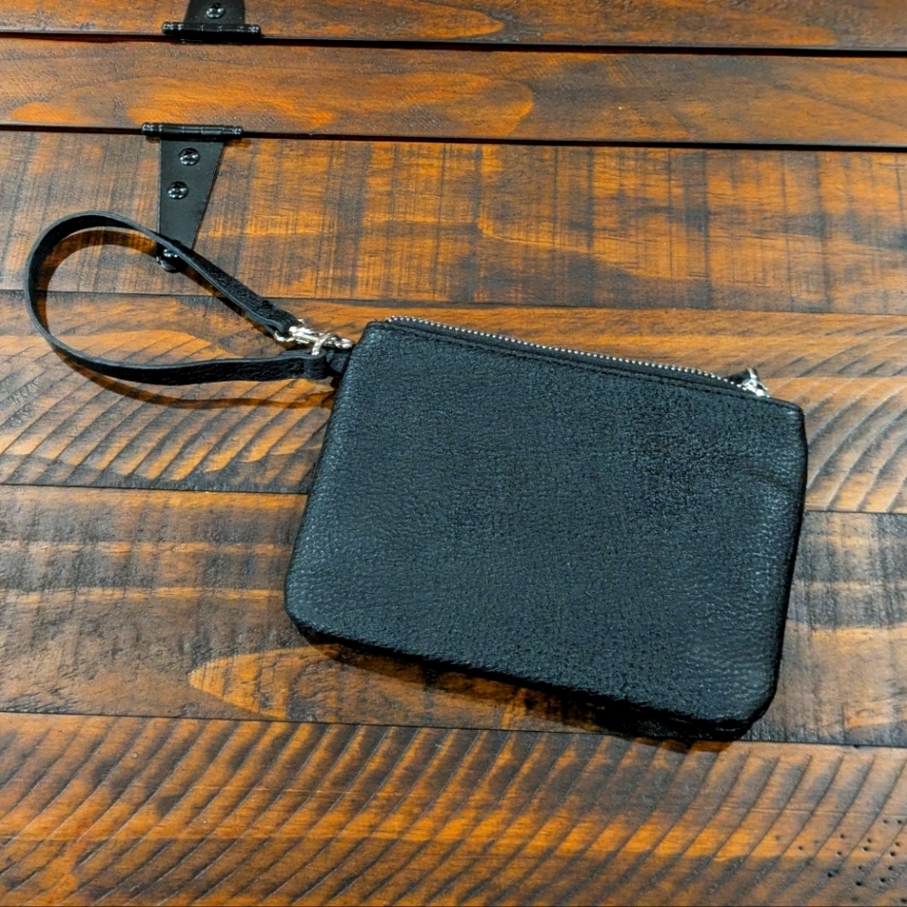 Steve Madden Black Wristlet Clutch